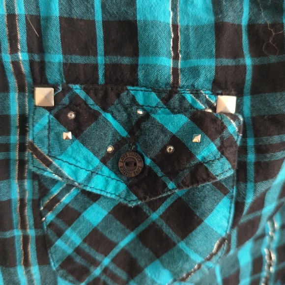 Fall Girls Justice Size 18 Button up Blouse - Picture 4 of 4